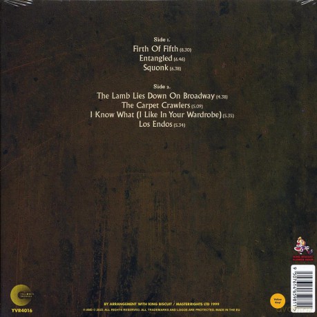 Genesis: For Rhyme And Reason (Yellow) [Winyl]