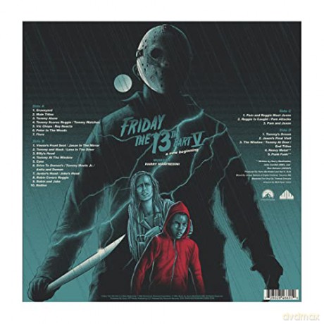 Harry Manfredini: Friday The 13th Part Iv: New Beginning /r. Blue, White, Black Splatter [Winyl]