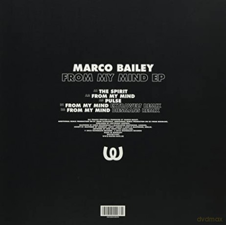 Marco Bailey: From My Mind Ep [Winyl]