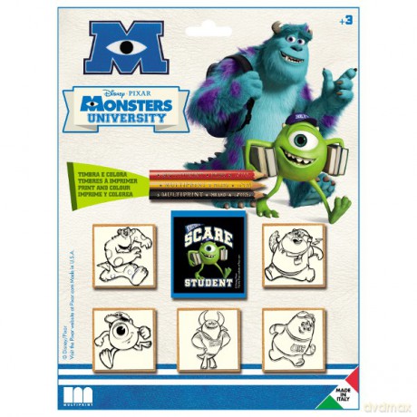 Multiprint Pieczątki Blister Monster U. [ZABAWKA]