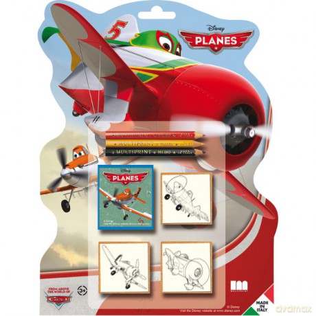 Multiprint Pieczątki Shaped Planes 3 Szt [ZABAWKA]