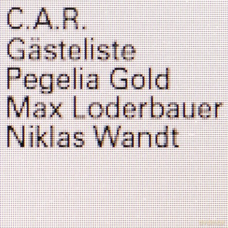 C.A.R.: Gasteliste [Winyl]