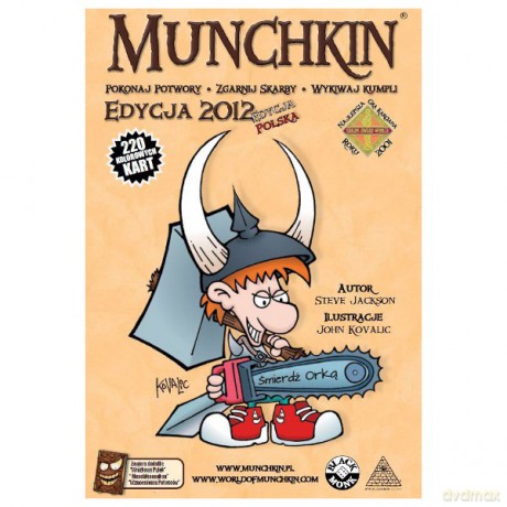 Munchkin Gra Munchkin Edycja 2012 [KARTY]