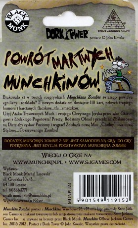 Munchkin Zombie Pl 2 Kosi, Kosi Łapci [KARTY]