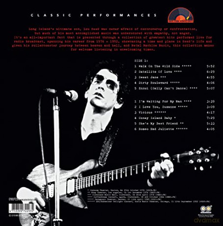 Lou Reed: Greatest Hits Live [Winyl]