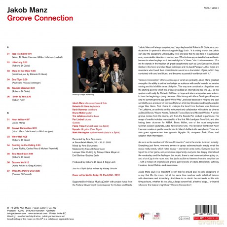 Jakob Manz: Groove Connection [Winyl]