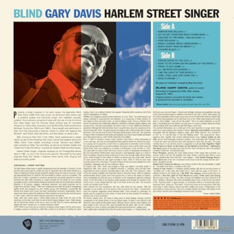 Blind Gary Davis: Harlem Street Singer [Winyl]