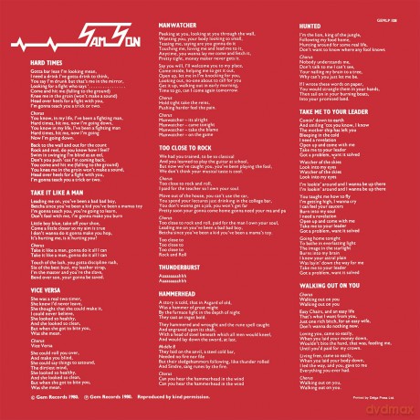 Samson: Head On - Splatter Red, Black And Crystal Clear 1.000 Copies L [Winyl]