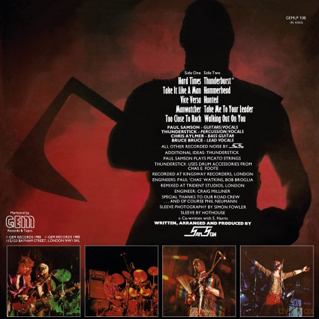 Samson: Head On - Splatter Red, Black And Crystal Clear 1.000 Copies L [Winyl]