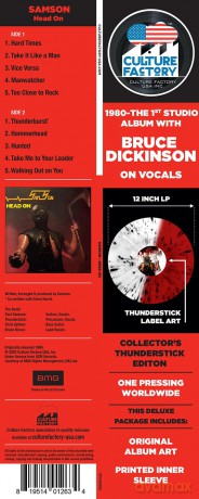Samson: Head On - Splatter Red, Black And Crystal Clear 1.000 Copies L [Winyl]