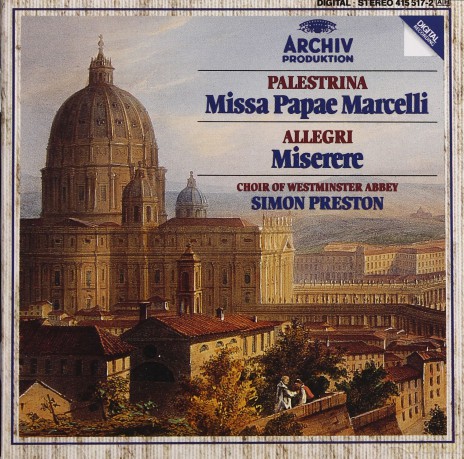 Palestrina/Preston: Missa Papae Marcelli [CD]