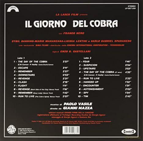 Paolo Vasile: Il Giorno Del Cobra [Winyl]