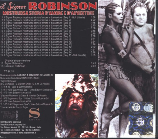 Guido De Angelis: Il Signor Robinson Mostruosa Storia D'Amore E [Winyl]