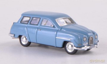 Neo Models Saab 95 (blue Grey) [ZABAWKA]