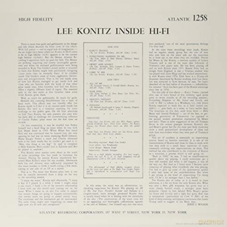 Lee Konitz: Inside High Five [Winyl]