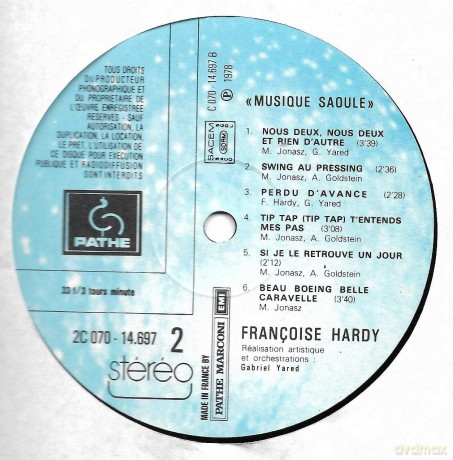 Francoise Hardy: J'Ecoute De La Musique Saoule [Winyl]