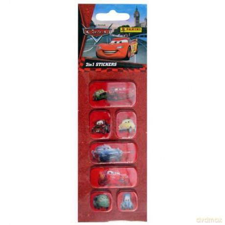 Panini Naklejki 2w1 Mini Cars [ZABAWKA]