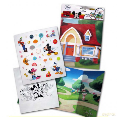 Panini Naklejki Maxi Scene Mickey [ZABAWKA]