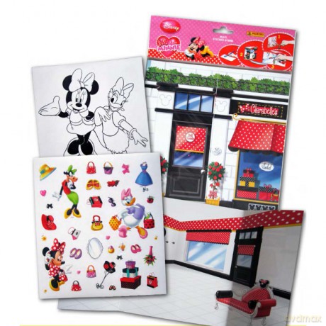 Panini Naklejki Maxi Scene Minnie [ZABAWKA]
