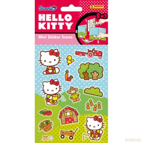 Panini Naklejki Mini Scene Hello Kitty [ZABAWKA]