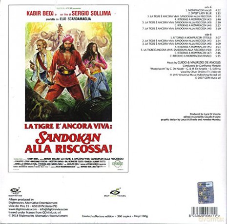 La Tigre E Ancora Viva: Sandokan Alla Riscossa! [Winyl]