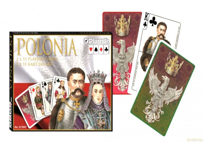 Piatnik Karty Lux 2 Talie Polonia [KARTY]