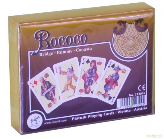 Piatnik Karty Lux 2 Talie Rococo [KARTY]