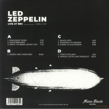 Led Zeppelin: Live At Bbc - 1 April 1971 (2 White) [Winyl]