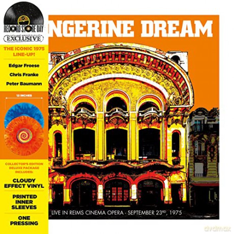 Tangerine Dream: Live At Reims Cinema Opera (September 23rd, 1975) (Cloudy Orange + Cloudy Blue) (Rsd 2022) [Winyl]