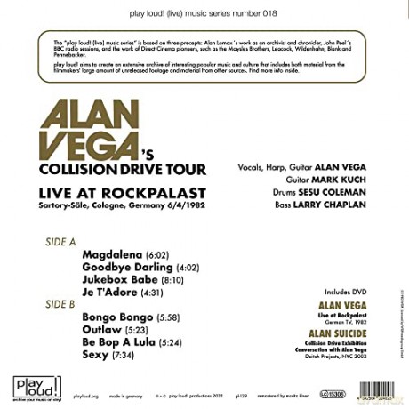 Alan Vega: Live At Rockpalast [Winyl]