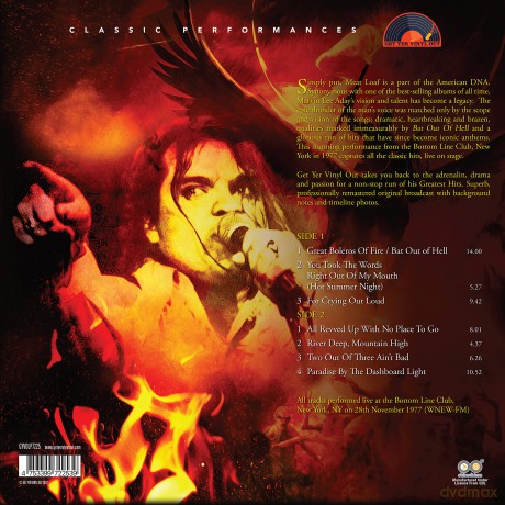Meat Loaf: Live At The Bottom Line New York [Winyl]