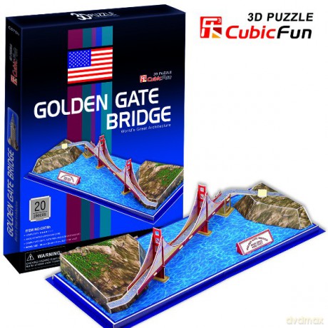 Puzzle 3d Golden Gate Bridge [PUZZLE]