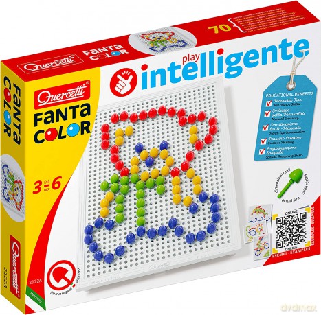 Quercetti Fantacolor Mini Mozaika 100 Gw [ZABAWKA]