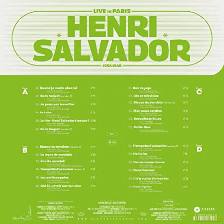 Henri Salvador: Live In Paris [Winyl]