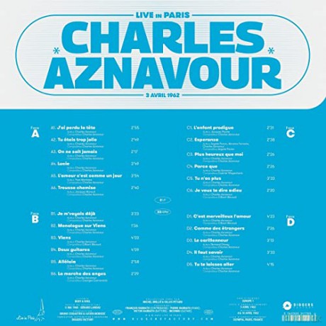 Charles Aznavour: Live In Paris (Musicorama) [Winyl]