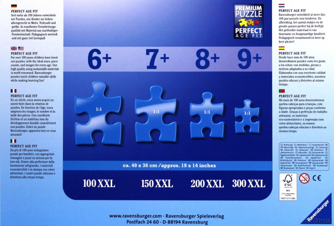 RAVENSBURGER 100 el. XXL Księżniczki [PUZZLE]