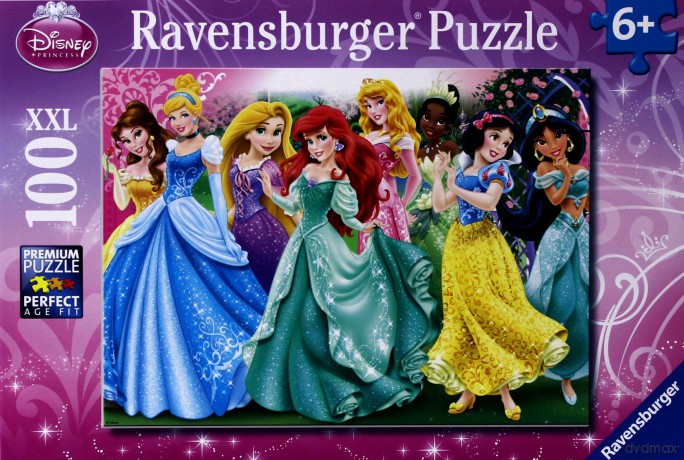 RAVENSBURGER 100 el. XXL Księżniczki [PUZZLE]