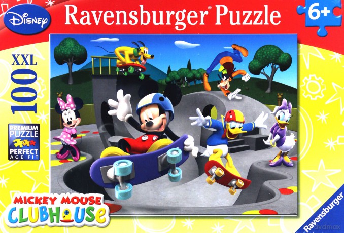RAVENSBURGER 100 el. XXL Mickey S Funny [PUZZLE]