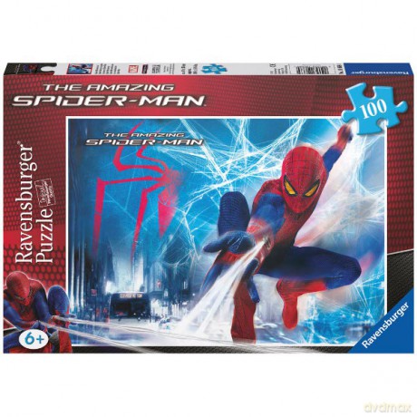 RAVENSBURGER 100 El. Xxl Uwaga Spiderman! [PUZZLE]