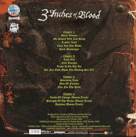 3 Inches Of Blood: Long Live Heavy Metal [2xWinyl]
