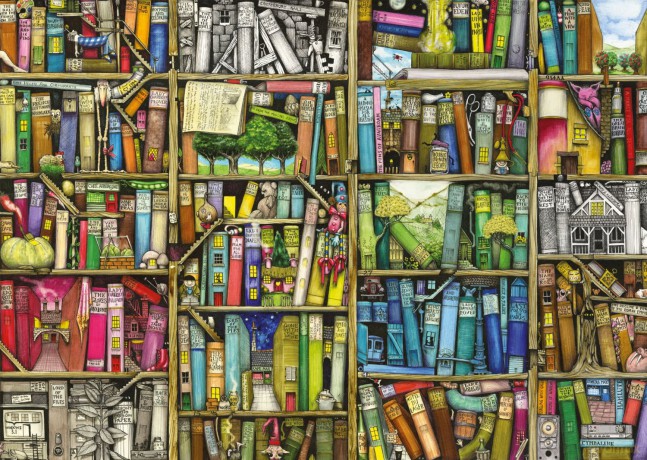 RAVENSBURGER 1000 el. Dziwaczna Księgarnia [PUZZLE]