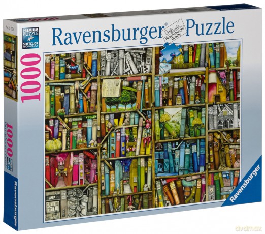 RAVENSBURGER 1000 el. Dziwaczna Księgarnia [PUZZLE]