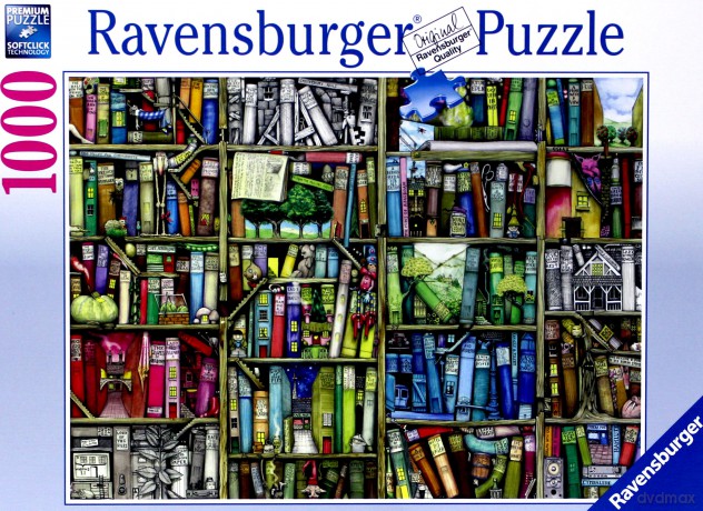 RAVENSBURGER 1000 el. Dziwaczna Księgarnia [PUZZLE]