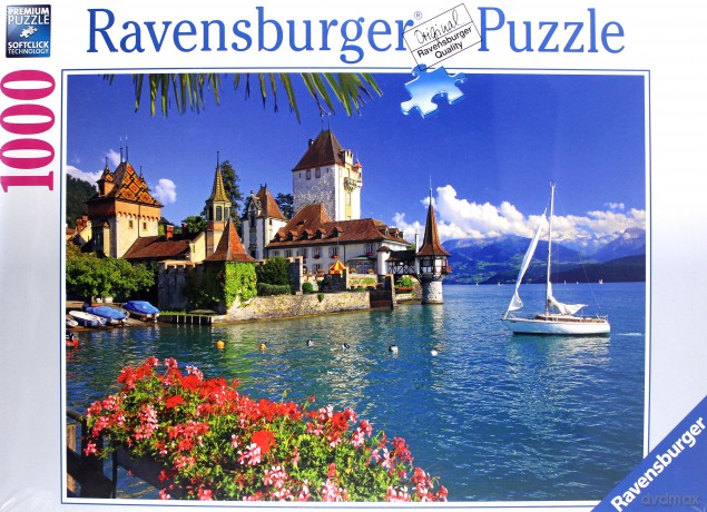 RAVENSBURGER 1000 el. Jezioro Thun, Bern [PUZZLE]