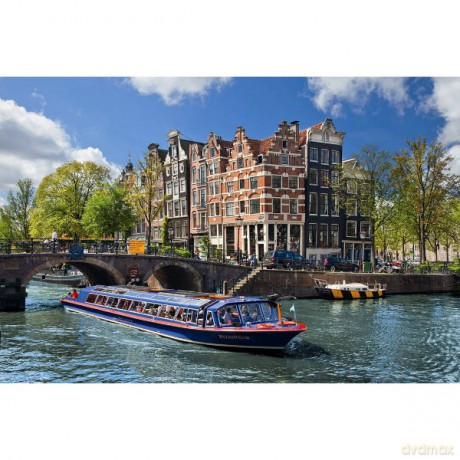 RAVENSBURGER 1000 el. Kanał W Amsterdamie [PUZZLE]