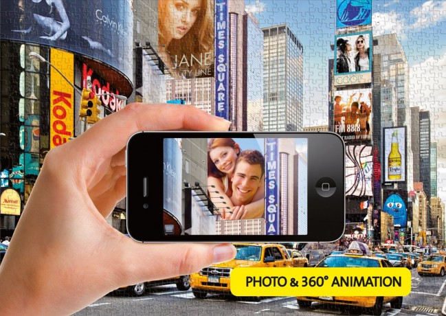 RAVENSBURGER 1000 el. Kolorowy Times Square [PUZZLE]