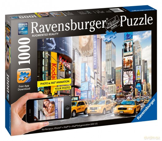 RAVENSBURGER 1000 el. Kolorowy Times Square [PUZZLE]