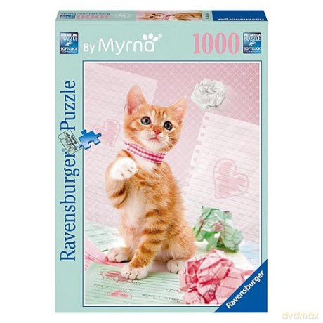 RAVENSBURGER 1000 El. Kot W Biurze [PUZZLE]