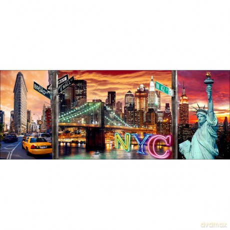 RAVENSBURGER 1000 el. Nowy Jork, Tryptyk [PUZZLE]