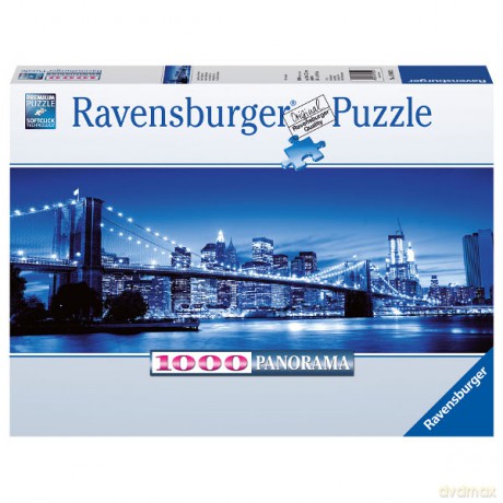 RAVENSBURGER 1000 el. Panorama, N. Jork Nocą [PUZZLE]